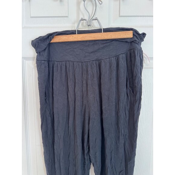 Athleta Black Yoga Style Activewear Pants Size Large - Picture 2 of 9